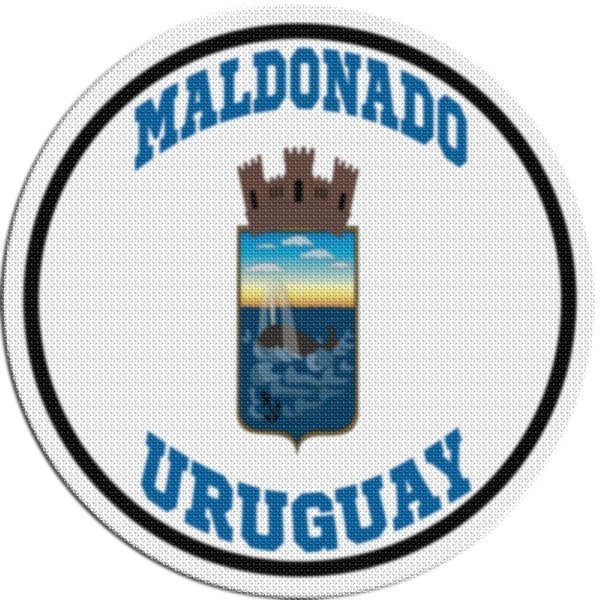 Parche Circular Escudo Uruguay Maldonado