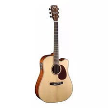 Guitarra Electroacústica Cort Mr710f Para Diestros Natural Glossy High-tech