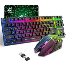 Combinación De Teclado Y Mouse Inalámbricos Para Juegos Con 