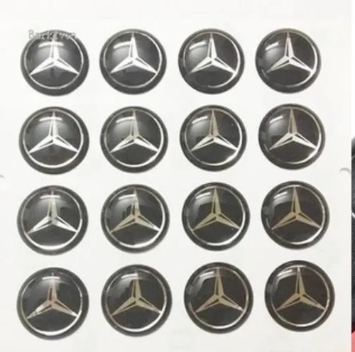 Foto de Emblema Logo Mercedes Benz Adhesivo Epoxi Llave Control