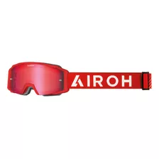 Óculos Cross Motocross Airoh Blast Xr1 Vermelho Espelhado