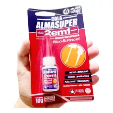 Cola Para Unhas Posticas Almasuper Pincel 2 Em 1 Envio Hoje