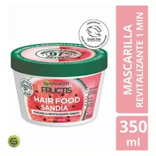 Mascarilla De Tratamiento Hair Food Sandia 350 Ml Fructis Revitalizante 1 Minuto