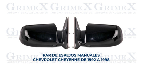 Par Espejo Cheyenne 1992-92-93-95-96-97-98-1998 Man Tyc Ore Foto 3