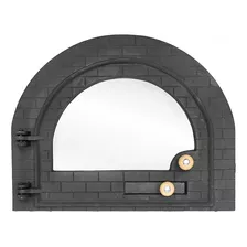 Porta Forno Iglu Pizza Visor De Vidro E Ferro Fundido