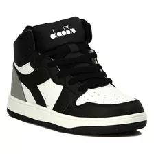 Diadora Lifestyle Milano Mid Masculino - Negro/blanco