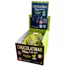 Chocolatinas Colonial Con Stevia Sin Azúcar De 50 Unidades De 5g