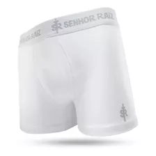 Cueca Boxer Em Algodão Supremo - Branca