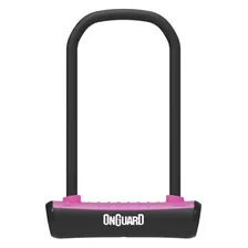 Candado Bicicleta Onguard Neon 8153 - U Lock Rosado Rosa