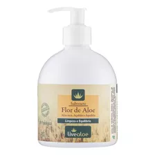 Sabonete Liquido Natural De Flor De Aloe 480ml - Livealoe