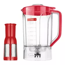 Copo De Liquidificador Mondial L900 De Acrílico Compatível Com A Marca De Liquidificador Mondial Cor Vermelho