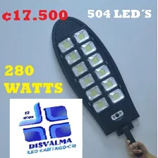 Led Street W788a-6 -led 280w Con Panel Solar, Sensor De Movi