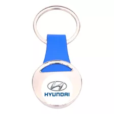 Llavero De Hyundai Azul Metálico, Original.