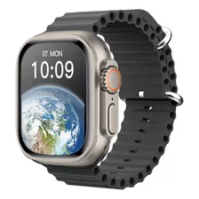 Relógio Inteligente Smartwatch 49mm W68 Ultra Series 8 Gps Cor Da Pulseira Preto