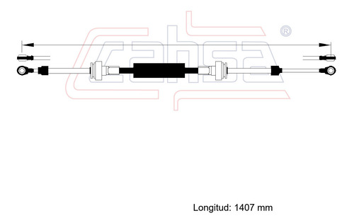 Cable Transversal De Velocidades Para Eagle Talon 1997 2l  Foto 2