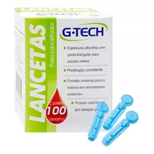 Lancetas Para Lancetador Caneta Glicemia Teste 28g C/ 100 