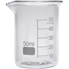 Vaso De Precipitado 50ml Vidrio Boro 3.3 Graduado Inlabs