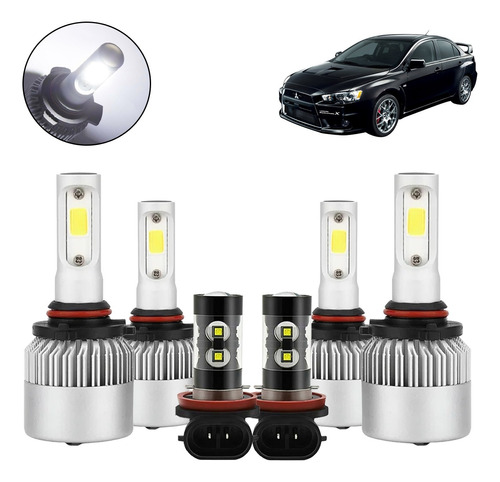 28000lm Kit De Focos Led 9007 Luz Alta Baja Para Mitsubishi