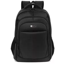 Mochila Zom Zb-305b Notebook 15,6 Black Impermeable Calidad 