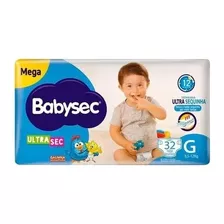 Fralda Babysec Galinha Pintadinha Ultrasec Mega G32 Unidades