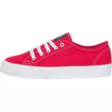 Tenis Urbano Vulcanizado Nautica Rena Rojo Mujer