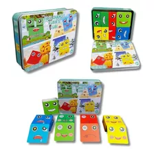 Juego De Puzzle Cubos Didáctico Expresiones Y Emociones