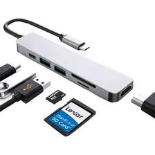 Adaptador Hub Usb 3.0 8 Portas Usb C Thunderbolt Hdmi 4k