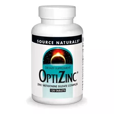 Source Naturals Optizinc, Metionina De Zinc, 240 Unidades, 3