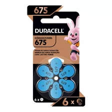 Pack 60 Pilas Duracell Auditivas Oxido Zinc-air #675 