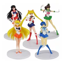 Sailor Moon Bonecas Action Figure Pack 5 Personagens 