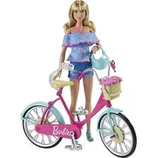 Carro A Control Barbie Bicicleta Con Cesta De Flores