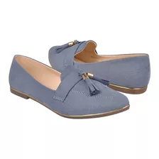 Zapatos Casuales Para Dama Stylo 2071 Azul