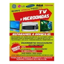 Reparación De Microondas Televisor Led,lcd,conv A Domicilio
