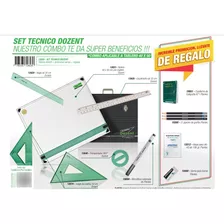 Set Tablero De Dibujo 40x50 Dozent By Plantec + 6 Regalos