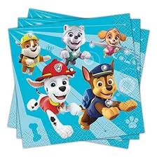 Servilletas De Papel Para Bebidas Unique Paw Patrol, 16 Piez