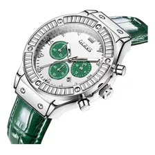 Reloj Olevs Fashion Chronograph Luminous De Piel