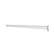 Régua Barra Reta 120cm 1,2m Trilho Cremalheira Loja 1 Uni Cor Branco