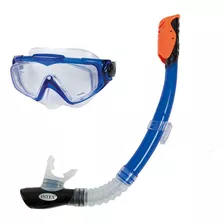 Set De Snorkel Y Máscara De Agua Para Buceo Intex