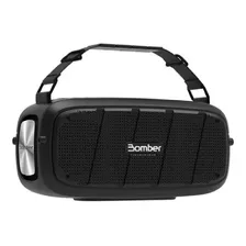 Caixa Som Portátil Bomberbox Black Bluetooth Proteção Ipx6