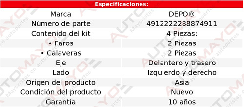 Kit Faros Y Calaveras Depo Escape Ford 2005 - 2007 Foto 5