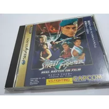 Street Fighter Real Battle On Film Original - Sega Saturno