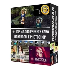 Pack + De 49.000 Presets Para Lightroom E Photoshop
