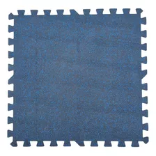 Piso Gimnasio 100x100x6mm Azul