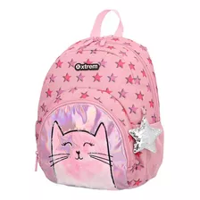 Mochila Escolar Xtrem Power 311 Cat Rosado