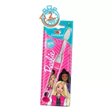 Escova De Dente Infantil Barbie Com Led Pisca 2 Min Menina