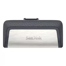 Memoria Usb Sandisk Ultra Dual Drive Type-c 128gb 3.1 Gen 1 Negro Y Plateado