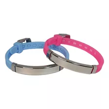 Pulseira Colorida Personalizada Gravada Para Criança