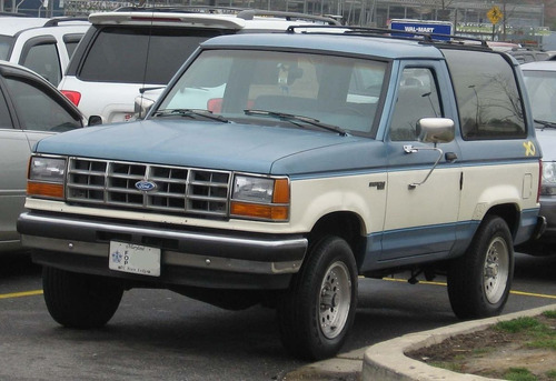 84-90 Ford Bronco Ii Espejo Lateral Bandera Metal Derecho Foto 8