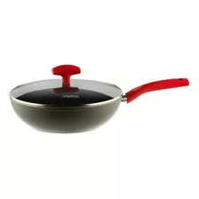 Sarten Magefesa Vulcano Wok Con Tapa De 28cm 45823