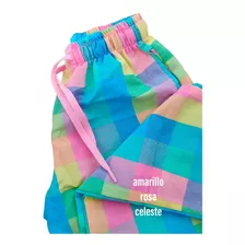 Pantalon Cuadrille, Bebes, Niños Adultos Talles Y Colores //